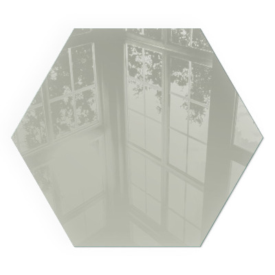 Protector de suelo para estufa hexagonal Color Gris-verde