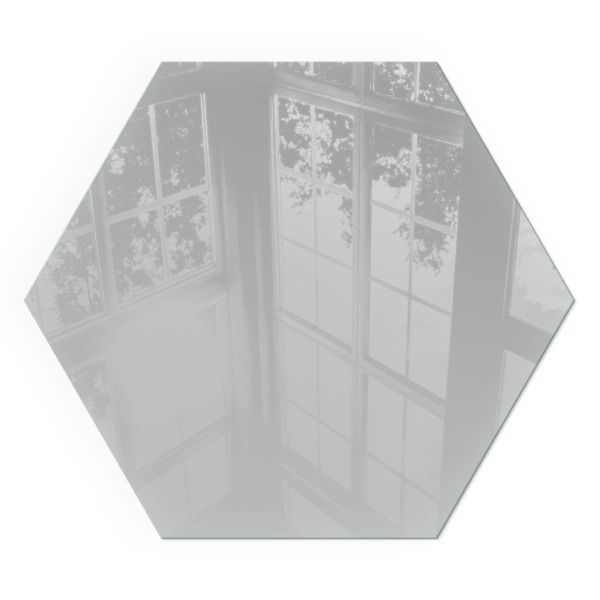 Protector de suelo para estufa hexagonal Color Gris claro