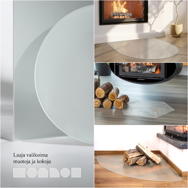 Hexagonal placa protectora para suelo de estufa con efecto de cristal esmerilado