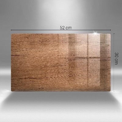 Posavaso de cristal para velas funerarias Textura de madera