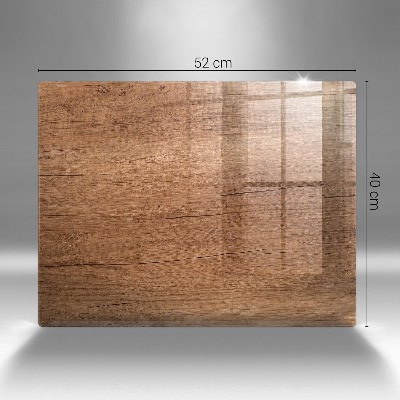 Posavaso de cristal para velas funerarias Textura de madera