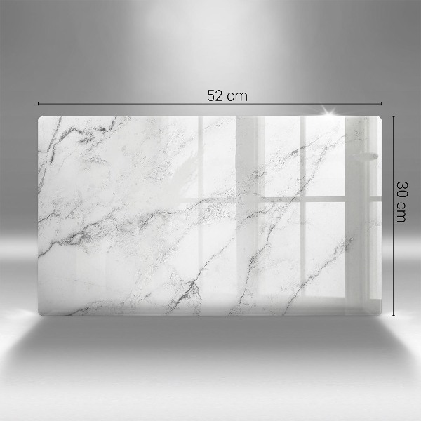 Posavaso de vidrio para velas Elegante textura de mármol