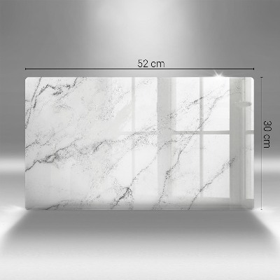 Posavaso de vidrio para velas Elegante textura de mármol