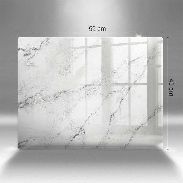 Posavaso de vidrio para velas Elegante textura de mármol