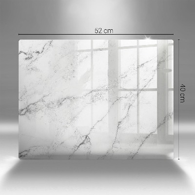 Posavaso de vidrio para velas Elegante textura de mármol