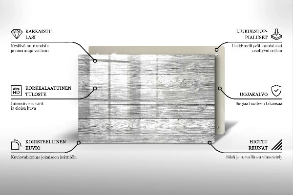 Posavaso de cristal para velas funerarias Tablas de madera viejas