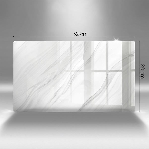 Posavaso de vidrio para velas funerarias Mármol delicado