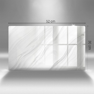 Posavaso de vidrio para velas funerarias Mármol delicado