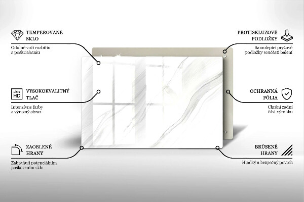 Posavaso de vidrio para velas funerarias Mármol delicado