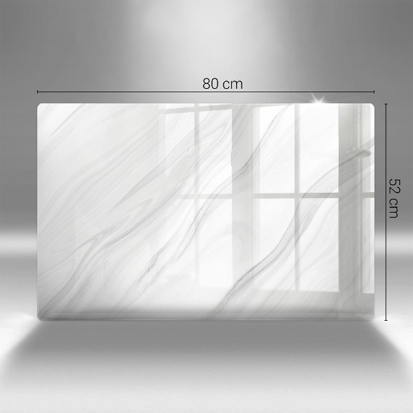 Posavaso de vidrio para velas funerarias Mármol delicado