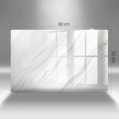 Posavaso de vidrio para velas funerarias Mármol delicado