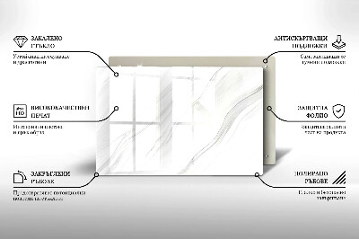 Posavaso de vidrio para velas funerarias Mármol delicado