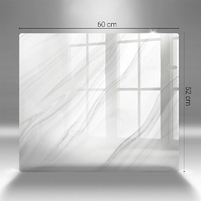 Posavaso de vidrio para velas funerarias Mármol delicado