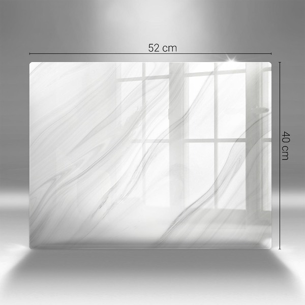 Posavaso de vidrio para velas funerarias Mármol delicado