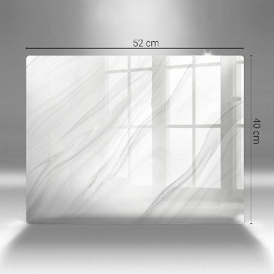 Posavaso de vidrio para velas funerarias Mármol delicado