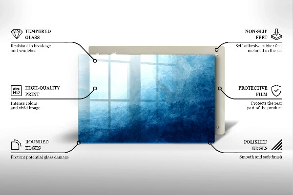 Posavaso de vidrio para velas Fondo abstracto