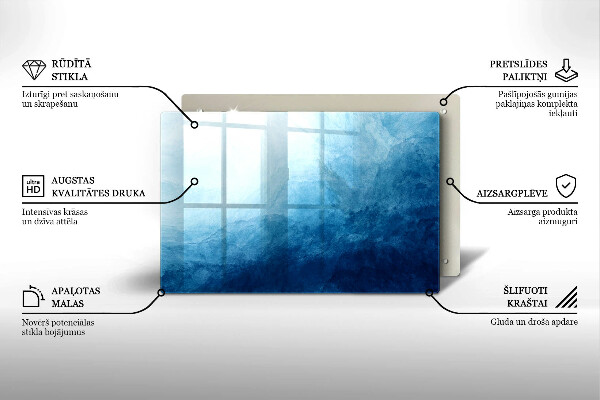 Posavaso de vidrio para velas Fondo abstracto