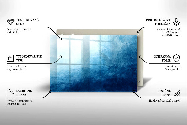 Posavaso de vidrio para velas Fondo abstracto