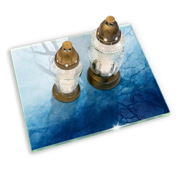 Posavaso de vidrio para velas Fondo abstracto