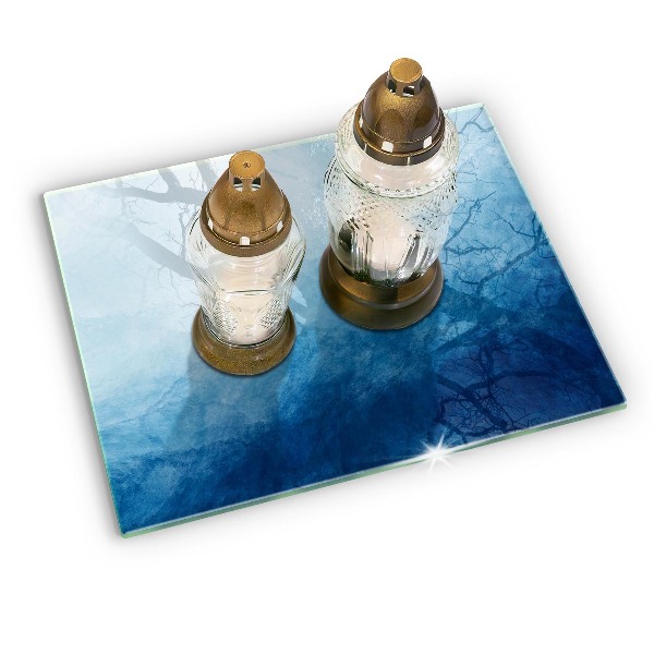 Posavaso de vidrio para velas Fondo abstracto