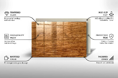 Posavaso de cristal para velas funerarias Textura de tablero de madera