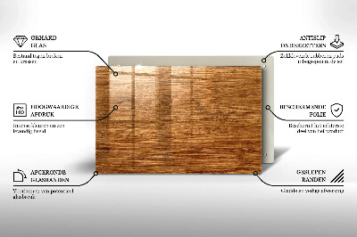 Posavaso de cristal para velas funerarias Textura de tablero de madera