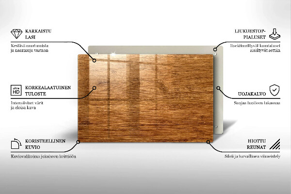 Posavaso de cristal para velas funerarias Textura de tablero de madera