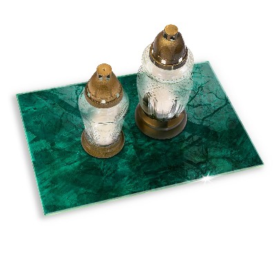 Posavaso de cristal para velas funerarias Textura de fondo de piedra