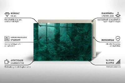 Posavaso de cristal para velas funerarias Textura de fondo de piedra