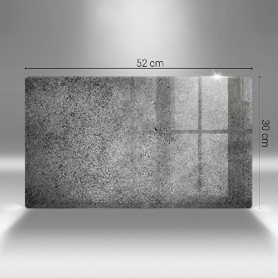 Posavaso de vidrio para velas funerarias Textura de piedra de hormigón