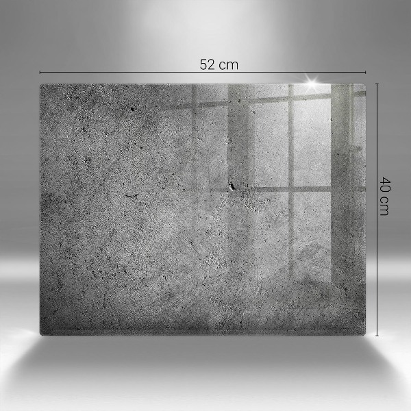 Posavaso de vidrio para velas funerarias Textura de piedra de hormigón