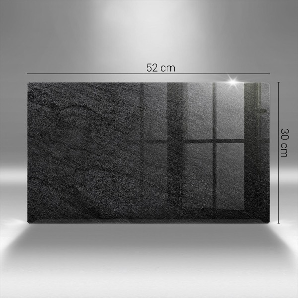 Posavaso de vidrio para velas Textura de piedra