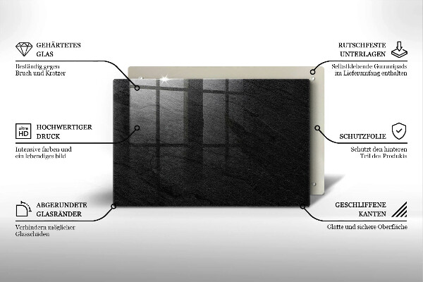 Posavaso de vidrio para velas Textura de piedra