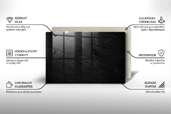 Posavaso de vidrio para velas funerarias Textura de roca