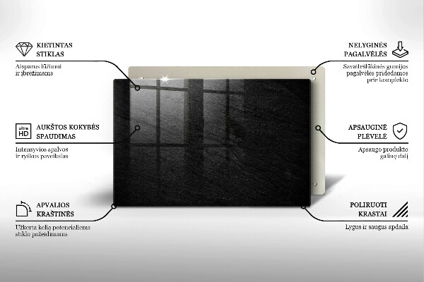 Posavaso de vidrio para velas funerarias Textura de roca