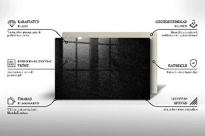 Posavaso de vidrio para velas funerarias Textura de roca