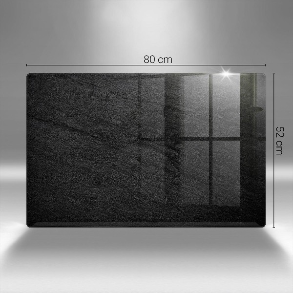 Posavaso de vidrio para velas funerarias Textura de roca