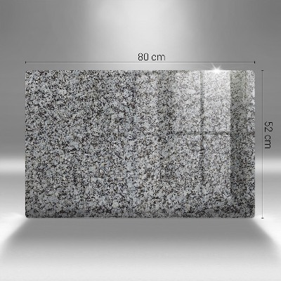 Posavaso de vidrio para velas Textura de piedra