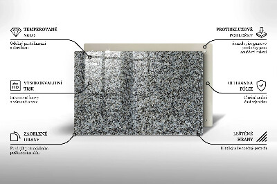 Posavaso de vidrio para velas Textura de piedra