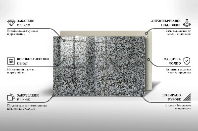 Posavaso de vidrio para velas Textura de piedra