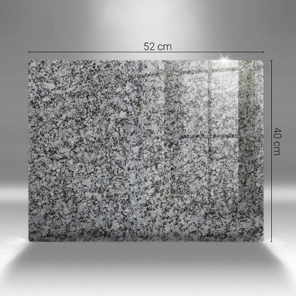 Posavaso de vidrio para velas Textura de piedra