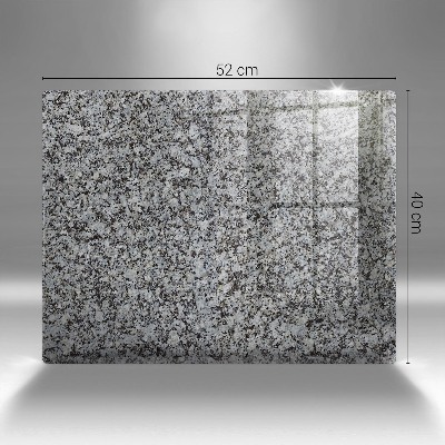 Posavaso de vidrio para velas Textura de piedra