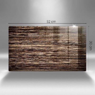 Posavaso de vidrio para velas Textura de madera