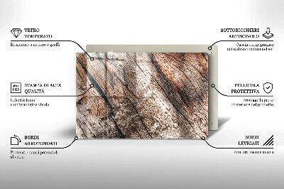 Posavaso de vidrio para velas funerarias Estructura de madera