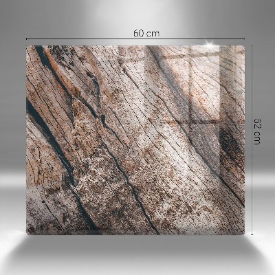 Posavaso de vidrio para velas funerarias Estructura de madera