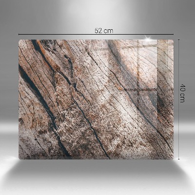 Posavaso de vidrio para velas funerarias Estructura de madera