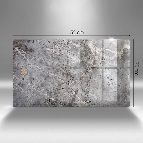 Posavaso de vidrio para velas Textura de piedra