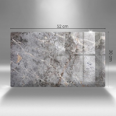 Posavaso de vidrio para velas Textura de piedra