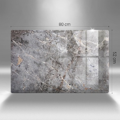 Posavaso de vidrio para velas Textura de piedra