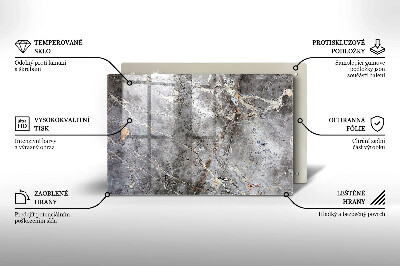 Posavaso de vidrio para velas Textura de piedra